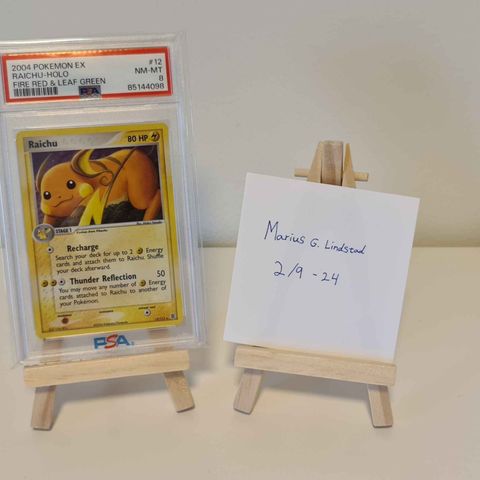 Raichu Holo 12/112 Holo - PSA 8