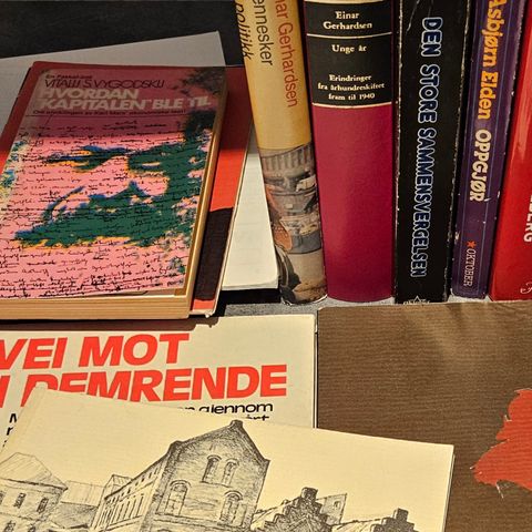 Arbeiderlitteratur og politikk – bøker, hefter og tidsskrifter