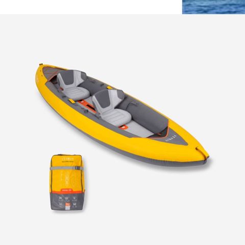 Inflatable kayak touring x100 2ppl