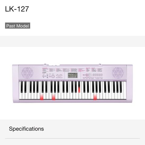 Casio key board LK 127