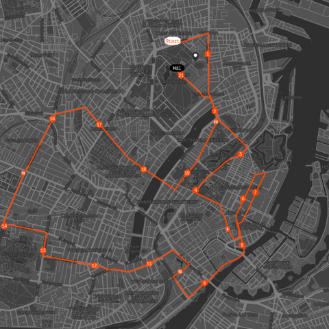 Startnummer til Copenhagen Half Marathon 15. Sept 2024 + flybilletter København