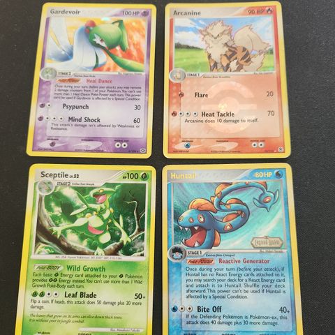 Gamle Holo/Rev Pokémon Kort