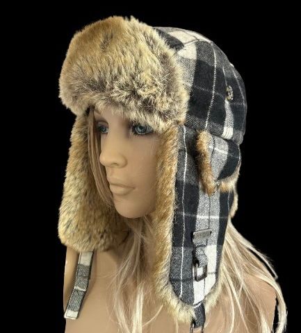 Barts beanie Lumberjack Kamikaze svart/hvit unisex