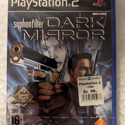 Syphon Filter: Dark Mirror, PS2, PAL, Uåpnet/Forseglet