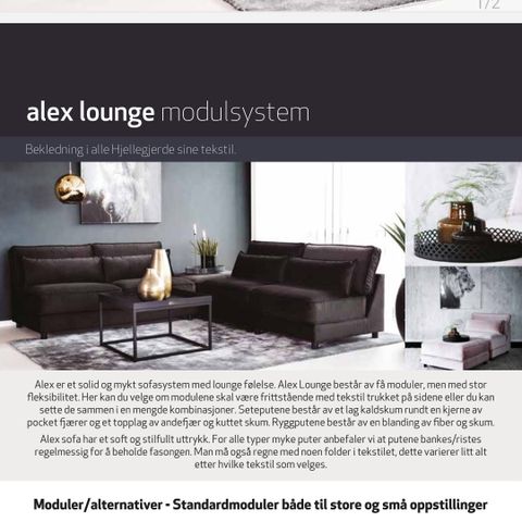 Hjellegjerde modulsofa