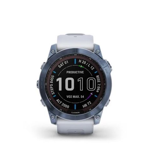 Garmin fenix 7 Sapphire solar mineral blue