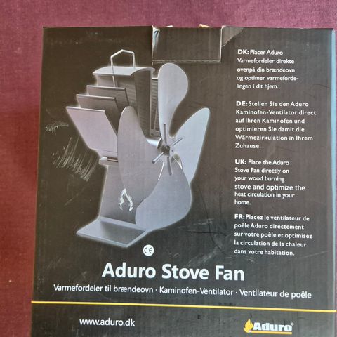 Aduro stove fan, Varmefordeler