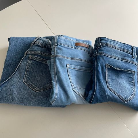 Jeans til jente str 134/140