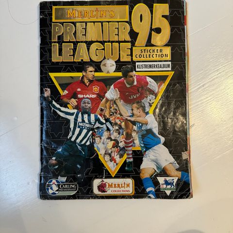 Merlin Premier League 95 komplett klistremerkealbum