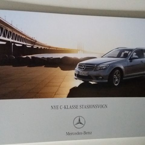 MERCEDES-BENZ C-Klasse stasjonsvogn -brosjyre. (NORSK)