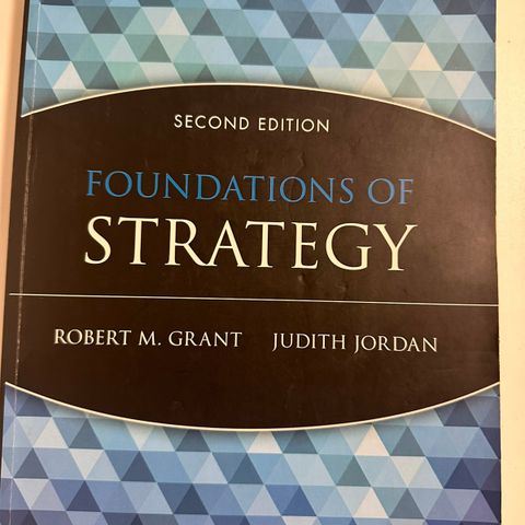 Foundations of Strategy