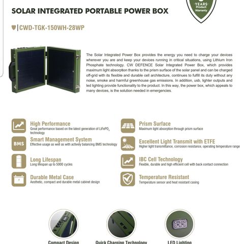 SOLAR INTEGRATED POWER BOX (SMALL)