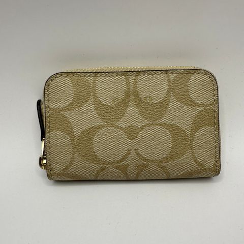 Coach Mini Beige Coin Purse