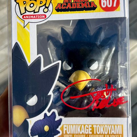 Funko Pop! Fumikage Tokoyami (Auto: Jessie Grelle) | My Hero Academia (607)