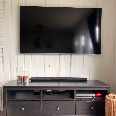 Hemnes tv-benk brunsvart