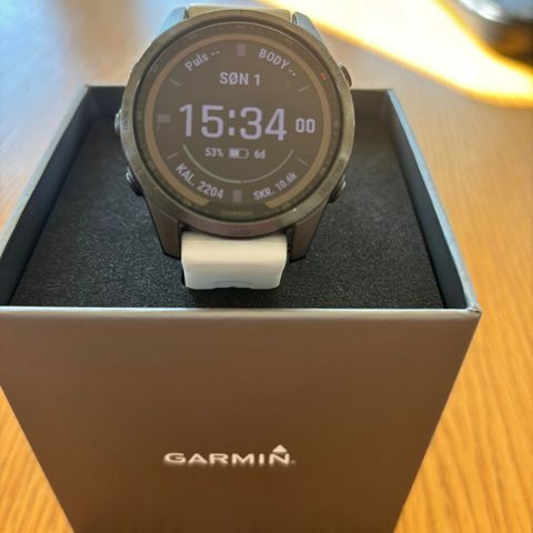 Garmin Fenix 7s Sapphire Solar