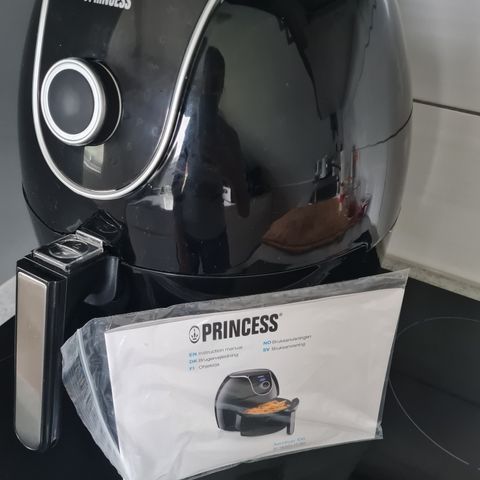 PRINCESS AIRFRYER XXL 5,2L med garanti, kjøpt 5. august 2024