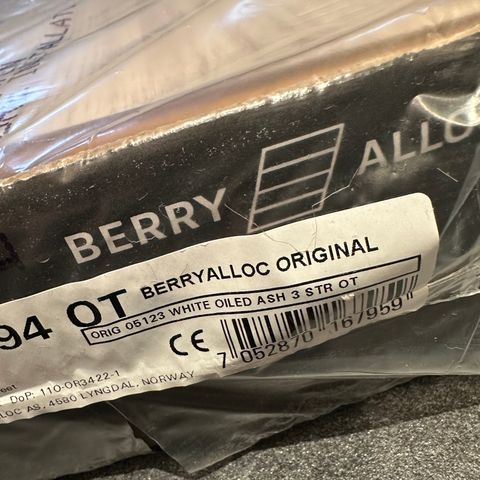 Berryalloc original ask hvitoljet høytrykkslaminat