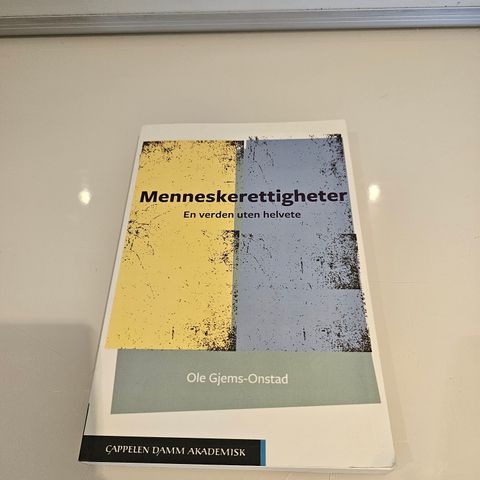 Menneskerettigheter - en verden uten helvete. Ole Gjems-Onstad