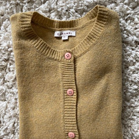 CARAMEL CARDIGAN ULL 10 ÅR