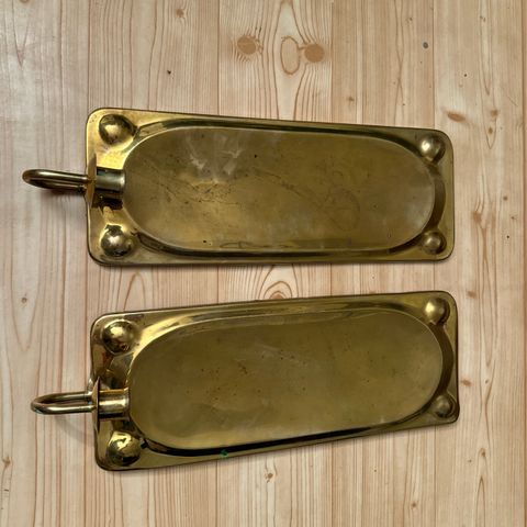 Pair of Mid-Century Brass Sconces