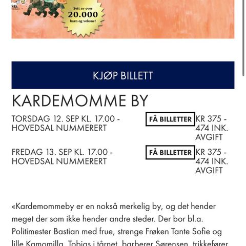 Kardemomme by billetter