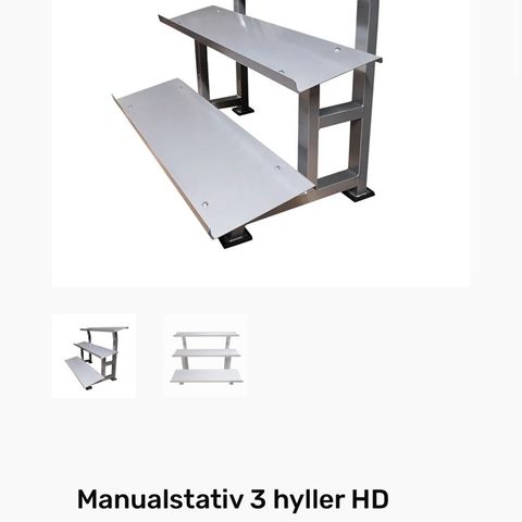 Manualstativ 3 hyller