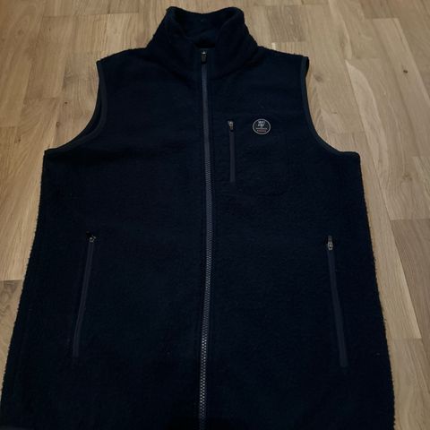 We Norwegians Svalbard merino ull vest str S