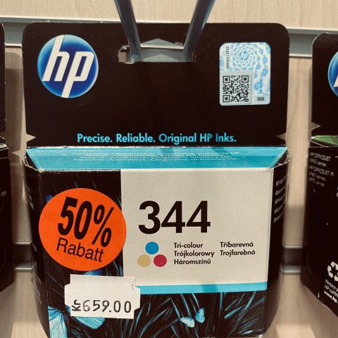 HP blekk 344 tricolor