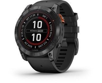 Garmin Fenix 7X Solar sportsklokke, grå/svart 51 mm