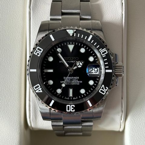 Seiko Submariner mod (Helt Ny)!