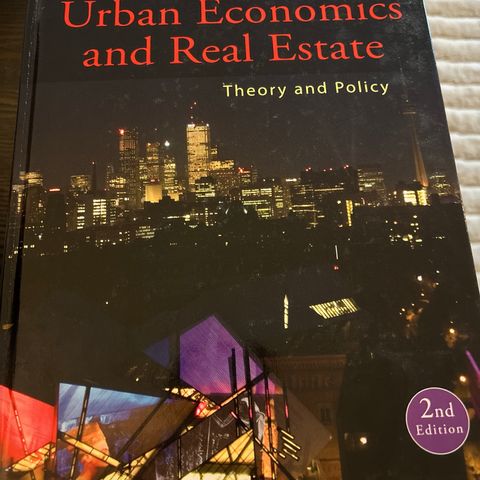 Urban Economics and Real Estate