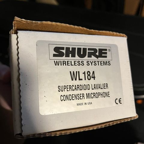 SHURE WL184 selges