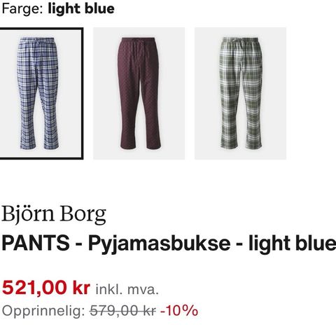 Bjørn Borg pyjamasbukser