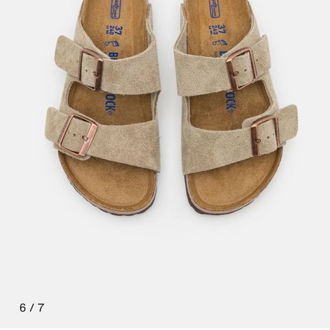 Birkenstock Arizona Soft Footbed Taupe Slim