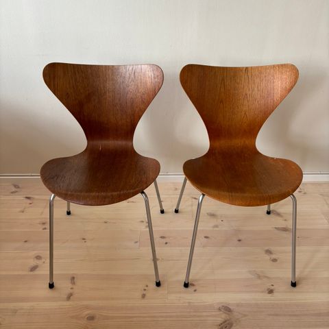 Syveren stol teak Arne Jacobsen / Fritz Hansen