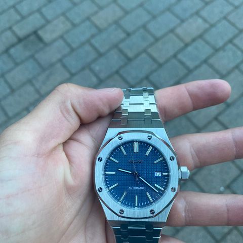 Seiko «blå royal oak» mod