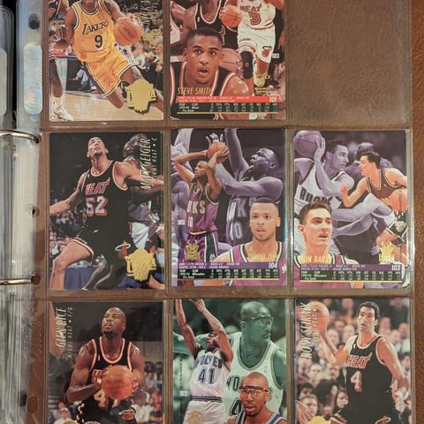 Basketballkort NBA Fleer Ultra 1993 - 94 - 95