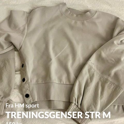 Treningsgenser fra HM sport, str M / dame