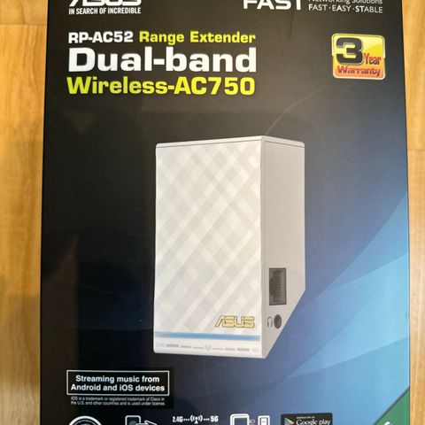 Asus Range Extender RP-AC52 Wireless-AC750