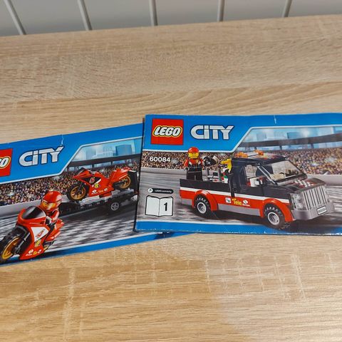 Lego city / racingsykkel-transporter