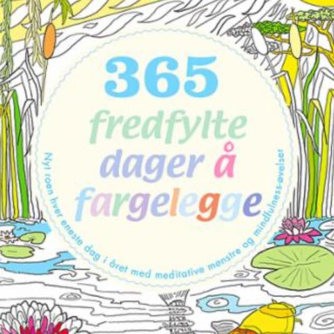 365 fredfylte dager å fargelegge Ønskes