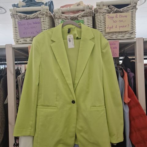 Lime sett blazer+bukse S