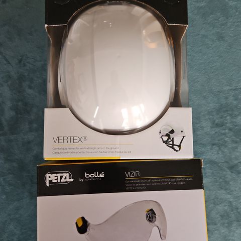 Petzl hjelm og visir