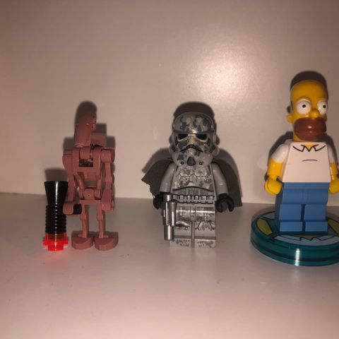 Sjeldne Lego Star Wars figurer