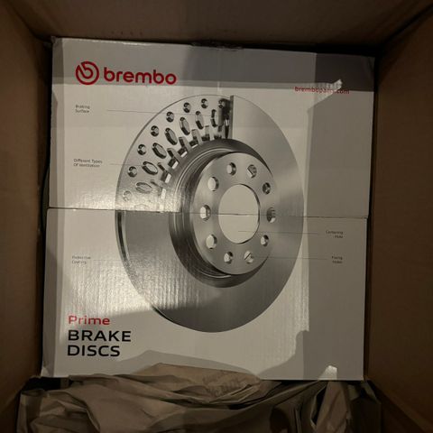 Brembo bremseskiver foran til Abarth