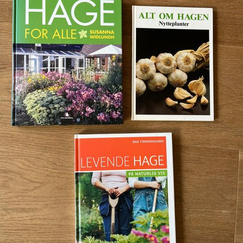 Diverse hagebøker