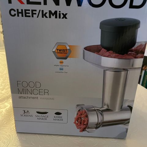 Kenwood chef/kMix Kjøttkvern