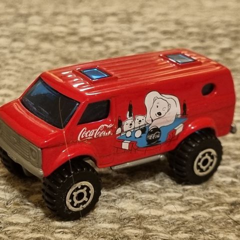 4x4 Chevy Van med Coca-Cola reklame