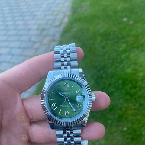 Seiko «green datejust» mod